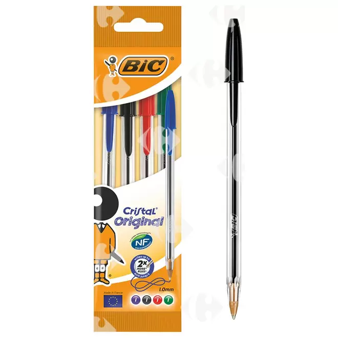 BILLE ASS CRISTAL BIC 4 STYLO
