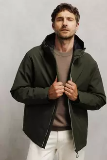 Blouson à capuche zippé