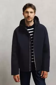 Blouson à capuche zippé