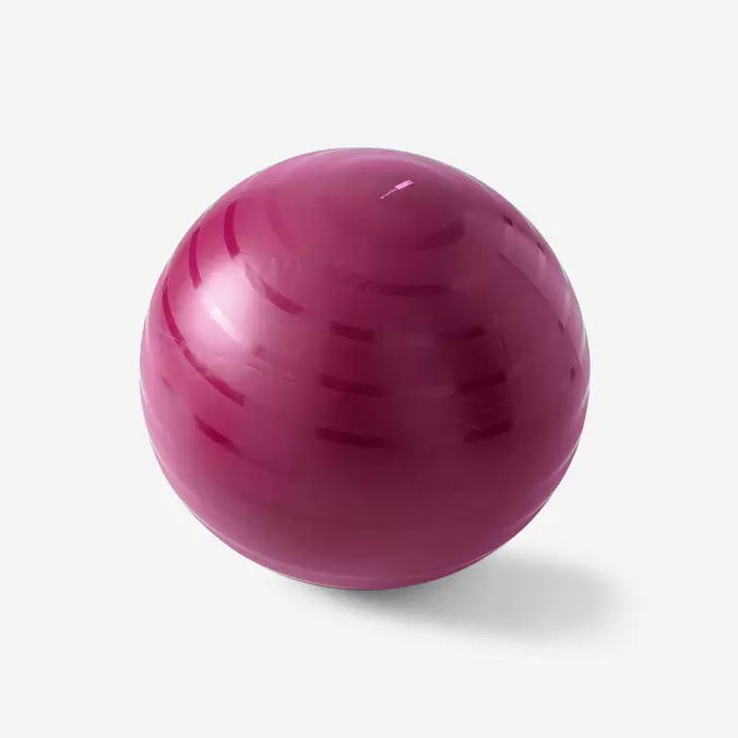 Gym ball taille 3 résistant 75 cm, rose