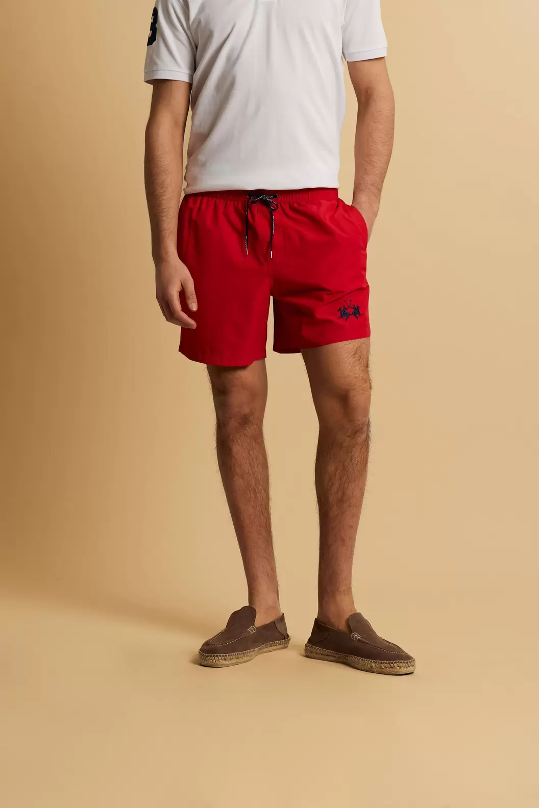 Men’s solid nylon swim shorts - Chuck