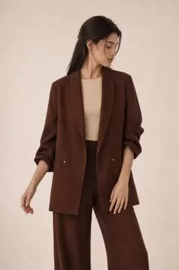 VESTE À MANCHES RETROUSSÉES