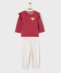 Pyjama en velours 2 pièces mix&match bébé