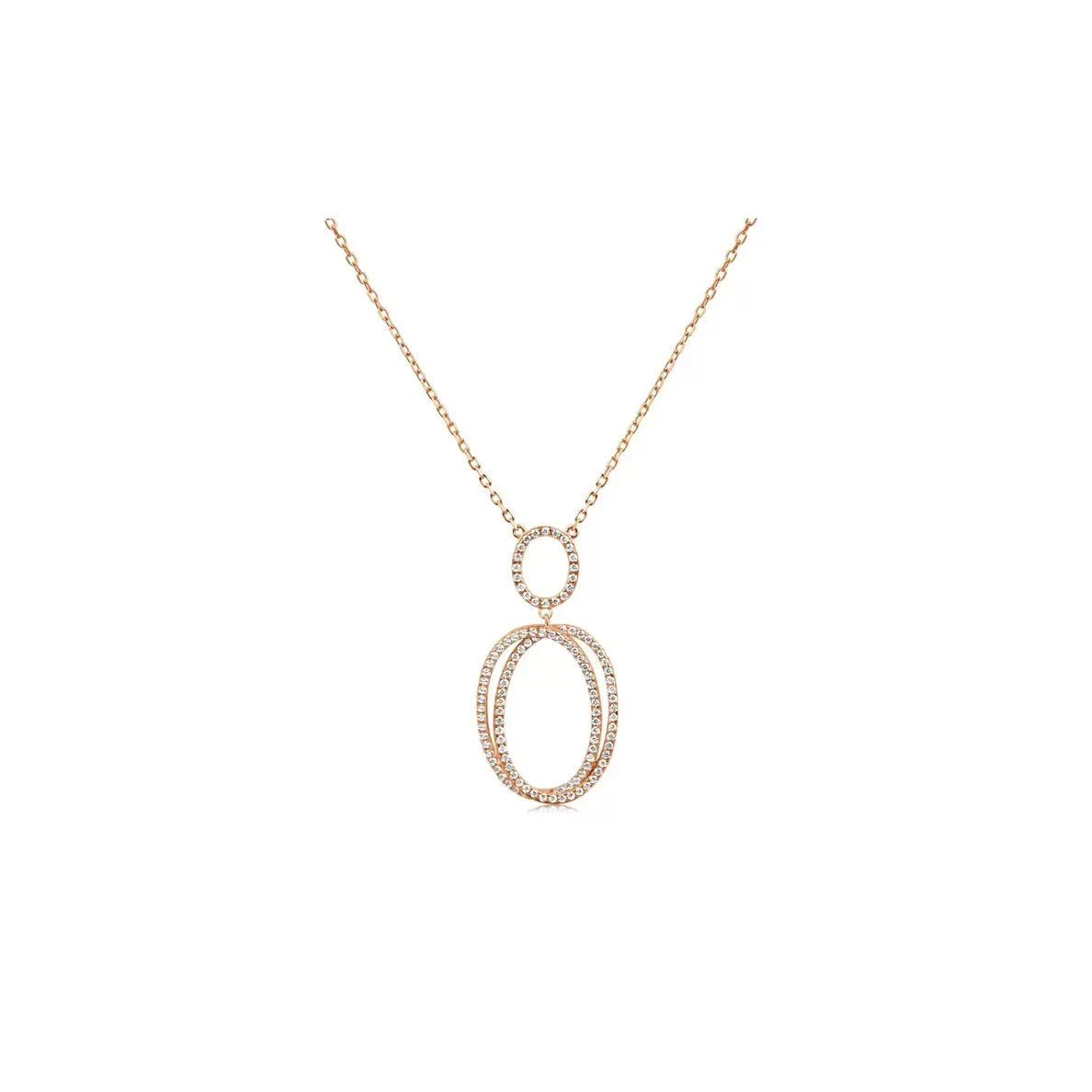 Collier Excellence Argent 925 R.Gold