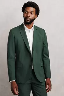 Veste de costume slim bi-stretch unie