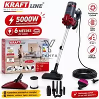 Kraft line مكنسة يدوية 12 في 1 3000 واط سلكية، بتقنية إعصارية بدون كيس