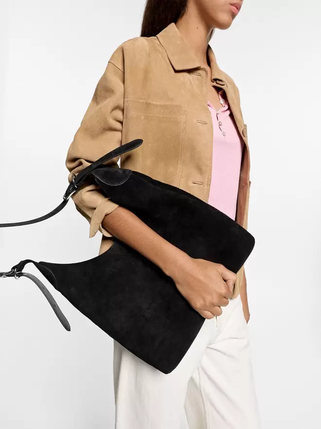 Sac à épaule en cuir lisse