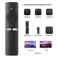 Télécommande Bluetooth et Commande vocale pour Xiaomi Mi Stick, Mi Box, MI TV
