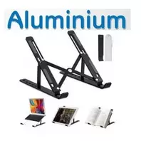 Laptop stand NOIR Support ordinateur portable en alliage d'aluminium réglable