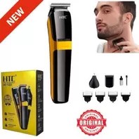 Htc Tondeuse à cheveux professionnelle pour homme,tondeuse à barbe de précision AT-1326,tondeuse à corps,coupe-nez et oreilles,