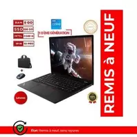 Lenovo PC PORTABLE Thinkpad L13 Core i5-10ème Génération-RAM 8GB -256 SSD-AZERTY-GARANTIE 6 MOIS-CARTABLE ET SOURIS GRATUIT-Remis a Neuf/