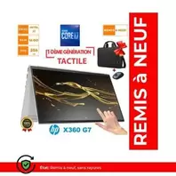 Hp PC Portable ELITEBOOK X360 G3 I5-8éme -8GB- 512GB SSD - TACTILE -REMIS À NEUF