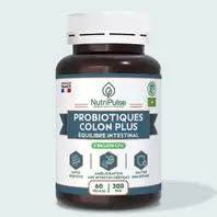 NutriPulse Probiotiques 5 Milliards CFU - Colon Plus Équilibre Intestinal & Santé Digestive - 60 Gélules