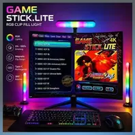 Lampe LED RGB MJ-21 Clip Fill Light Rechargeable – Éclairage Magnétique & Support Rotatif – Intensité Réglable 5% à 100% – USB Type-C – Idéal Streaming, Vidéo, Setup Gaming & Photo