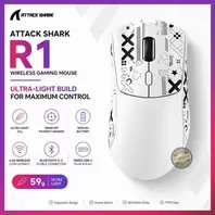 ATTACK SHARK ماوس الألعاب اللاسلكي X11 – ثلاثي الأوضاع بلوتوث/2.4 جيجا هرتز/USB-C، مستشعر PixArt PAW3311 بدقة 22000 نقطة في البوصة، قاعدة شحن مغناطيسية بإضاءة RGB، خفيف الوزن للغاية مع 5 أزرار قابلة للبرمجة ومقبض مانع للانزلاق