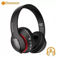 Deep Bass سماعات رأس لاسلكية قابلة للطي بتقنية بلوتوث R8، صوت ستيريو عالي الدقة، خاصية التحدث الحر ومنفذ AUX، خاصية إلغاء الضوضاء