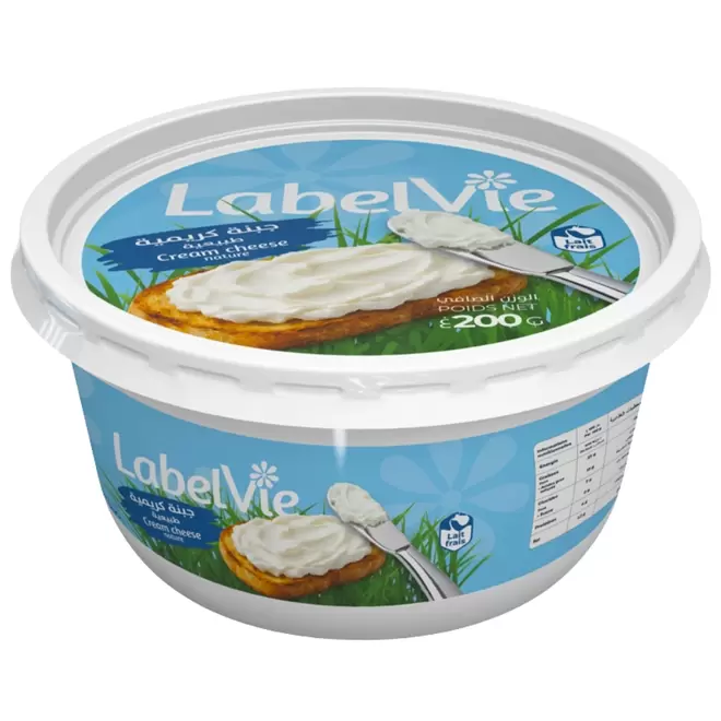 CREAM CHEESE NATURE LABELVIE EN POT 200G