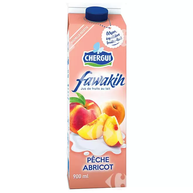 FAWAKIH JUS PECHE/ABRICOT CHERGUI 900ML