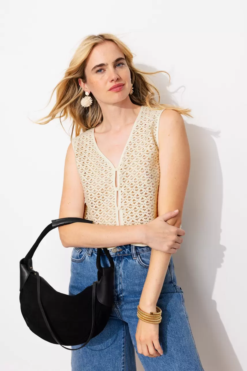 Boléro en crochet Femme