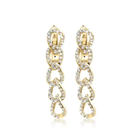 Boucles d'oreilles Excellence Plaqué Or 18K 3Mic
