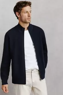 Gilet zippé col montant