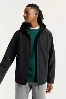 Blouson zippé à capuche