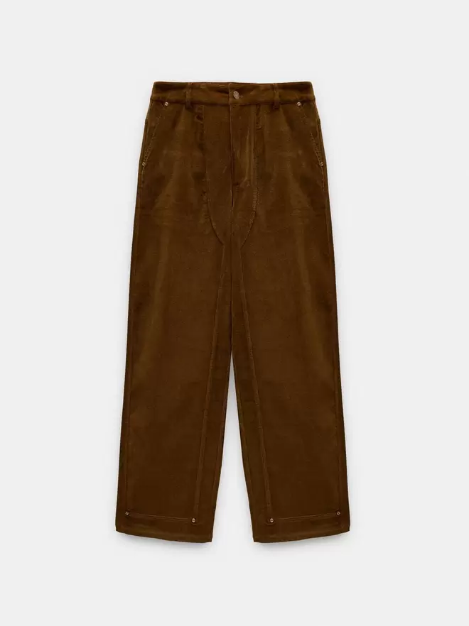 Pantalon en velours côtelé wide leg