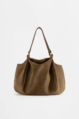 Bolso shopper efecto ante