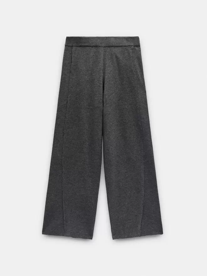Pantalon en maille à taille élastique