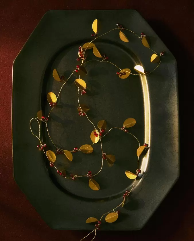 GUIRLANDE FEUILLES NOËL