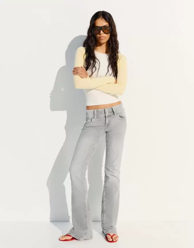 Jean bootcut taille basse