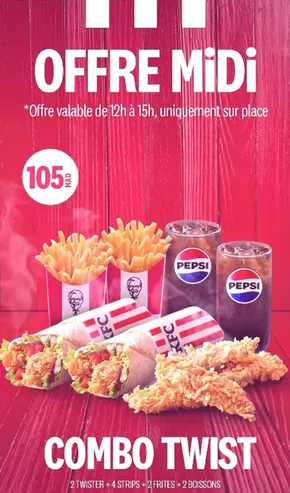 Catalogue KFC à Témara | New discounts | 2025-07-16T00:00:00.000Z - 2025-07-29T00:00:00.000Z