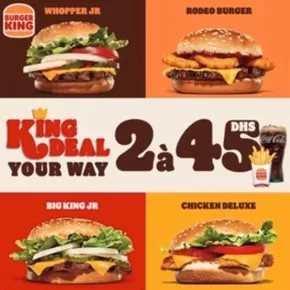 Catalogue Burger King à Mohammédia | King deal  | 2025-09-03T00:00:00.000Z - 2025-10-01T00:00:00.000Z