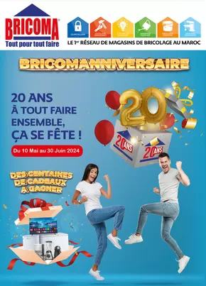 Catalogue Bricoma à Bouarfa | Bricoma Spéciale 20 ans | 2025-09-15T00:00:00.000Z - 2025-09-29T00:00:00.000Z