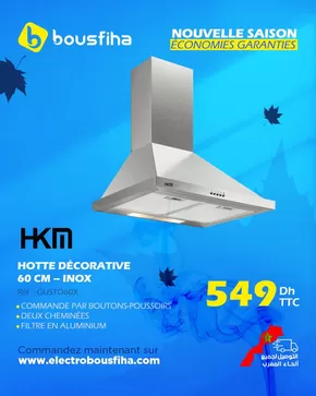 Catalogue Electrobousfiha à Taounate | Meilleures offres pour tous les clients | 2025-10-06T00:00:00.000Z - 2025-10-20T00:00:00.000Z