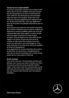 Catalogue Mercedes Benz à Berkane | Mercedes classe v monospace 2021 mai v447 mbux notice d utilisation 1 | 2026-02-03T00:00:00.000Z - 2026-02-17T00:00:00.000Z