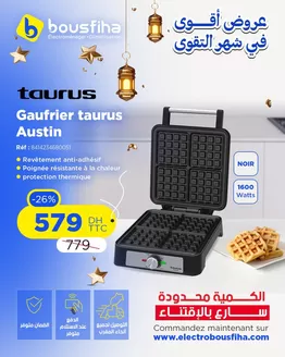 Catalogue Electrobousfiha à Laâyoune | Offres spéciales pour vous | 2026-03-02T00:00:00.000Z - 2026-03-16T00:00:00.000Z