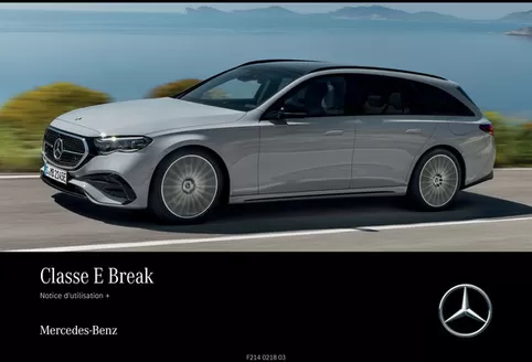 Catalogue Mercedes Benz à Sidi Abdallah Ghiat | Mercedes classe e break 2026 juin s214 mbux notice d utilisation 1 | 2026-04-09T00:00:00.000Z - 2026-04-23T00:00:00.000Z