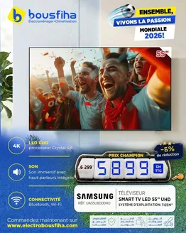 Catalogue Electrobousfiha à Rabat | Découvrez des offres attractives | 2026-06-10T00:00:00.000Z - 2026-06-24T00:00:00.000Z