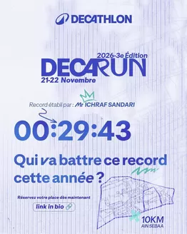 Catalogue Decathlon | Meilleures offres pour les économes | 2026-11-21T00:00:00.000Z - 2026-11-22T00:00:00.000Z