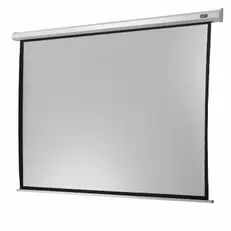Електрически екран за стена CELEXON Electric Economy, с дист. управление, 300 x 225 cm, 4:3, Matte white