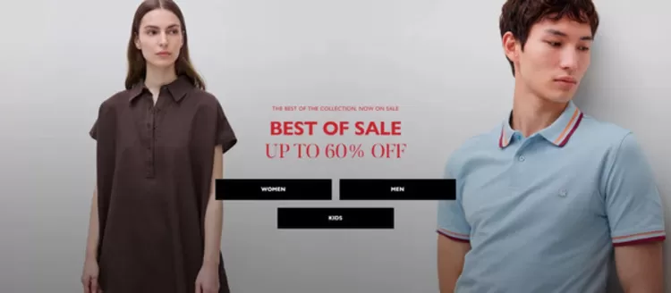 Каталог на United Colors of Benetton | BEST OF SALE UP TO 60% OFF | 2026-07-16T00:00:00.000Z - 2026-07-29T00:00:00.000Z