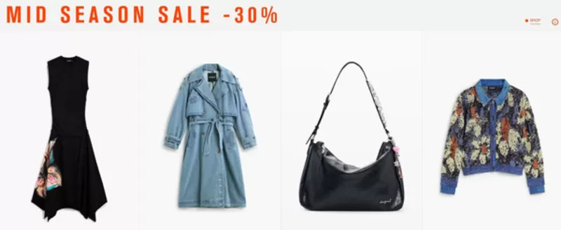 Каталог на Desigual | MID SEASON SALE -30% | 2026-08-04T00:00:00.000Z - 2026-10-11T00:00:00.000Z
