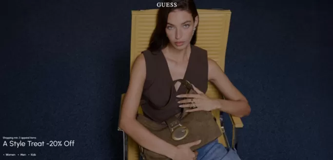 Каталог на Guess в Петрич | A Style Treat -20% Off | 2026-10-23T00:00:00.000Z - 2026-11-05T00:00:00.000Z