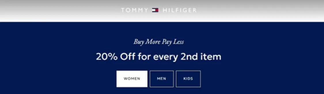 Каталог на Tommy Hilfiger в Божурище | 20% Off for every 2nd item | 2025-12-15T00:00:00.000Z - 2025-12-28T00:00:00.000Z