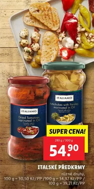 Super - ITALSKÉ PŘEDKRMY