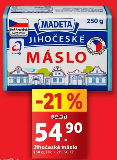 Jihočeské máslo