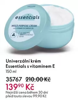 Essentials s vitaminem E