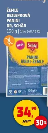 ŽEMLE BEZLEPKOVÁ PANINI