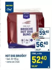 HOT DOG BRIOŠKY